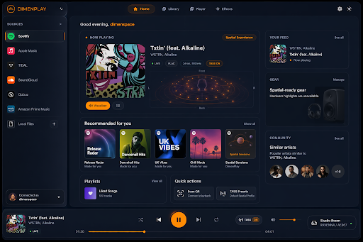 DimenPlay Interface